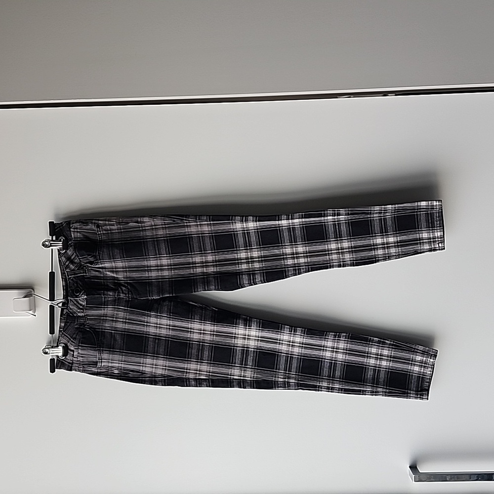 Karen Millen Ombre Check Stretch Pants